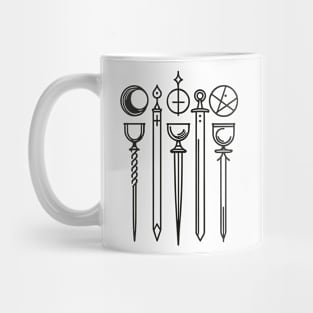 Mystic Tarot Symbols Art Mug